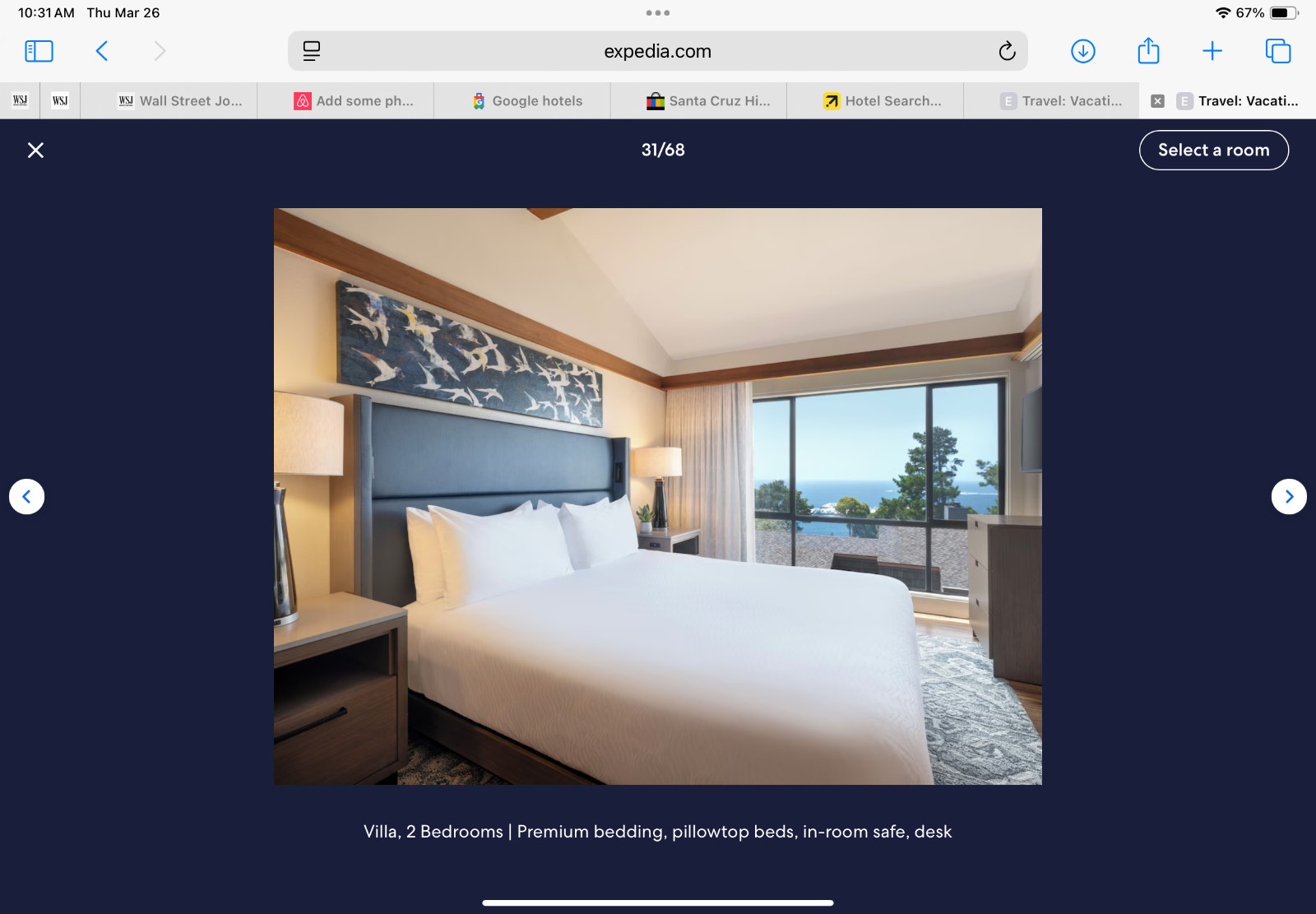Hyatt Monterey Bay Carmel timeshare August 16-20, 2026 1 bedroom, sleeps 4