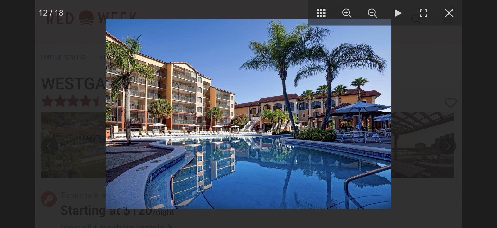 Westgate Resort Timeshare with Attractions and Lakefront Views. Nov 21-28 2-BR