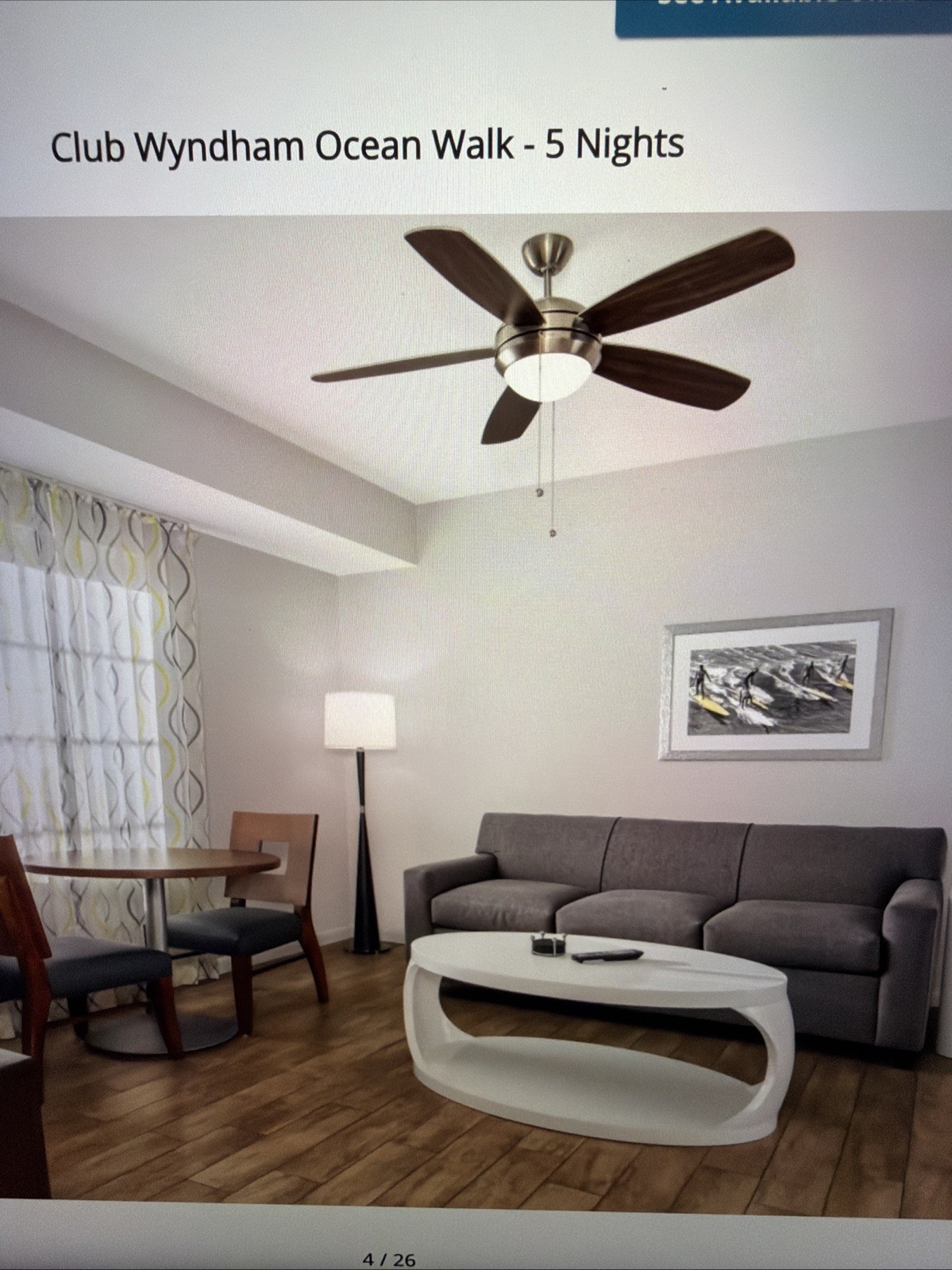 1 BDRM 1 Week, Daytona Beach, FL Club Wyndham Ocean Walk