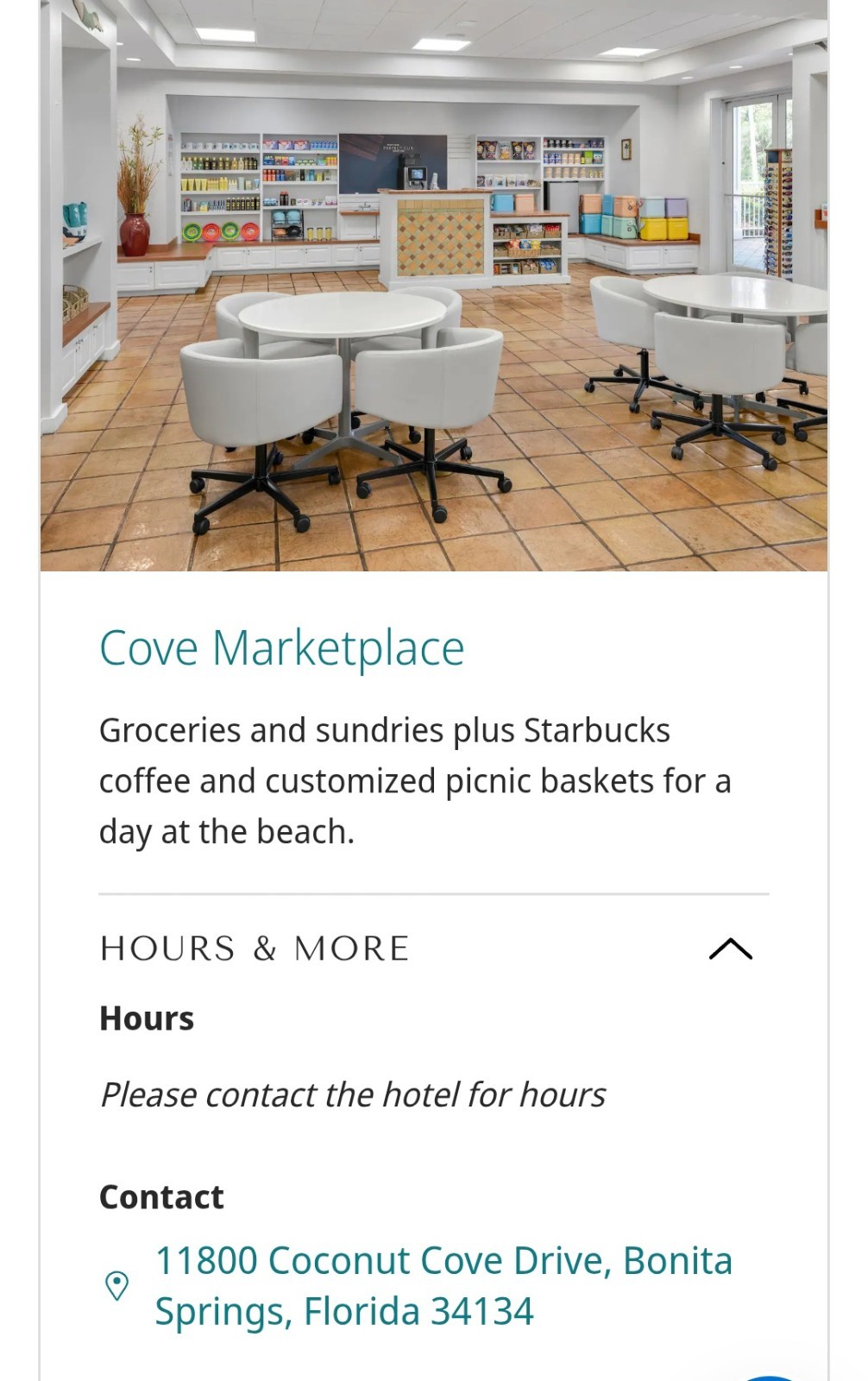 6 night Hyatt Coconut Cove June 27 July 3 Studio sleeps 4 Bonita Springs Florida