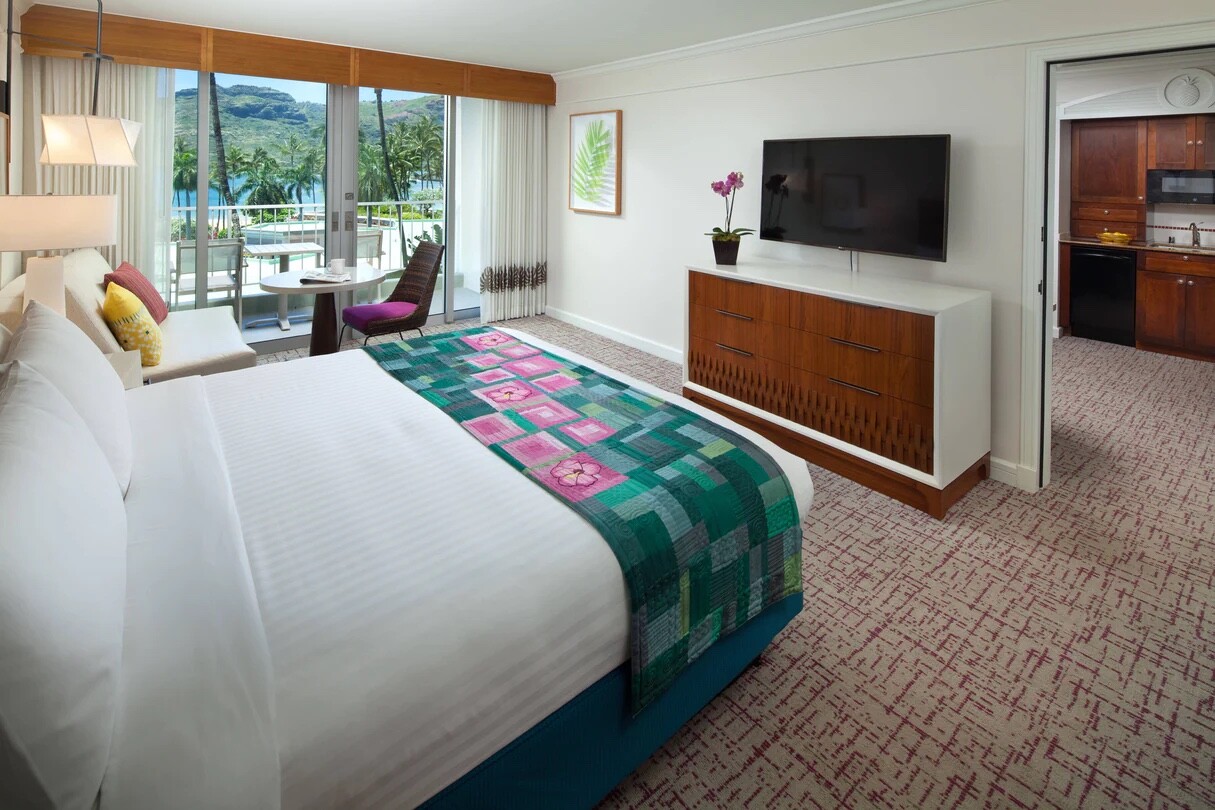 July – Marriott Kauai Beach Club, OceanView w/Kitchenette 2bd/2ba