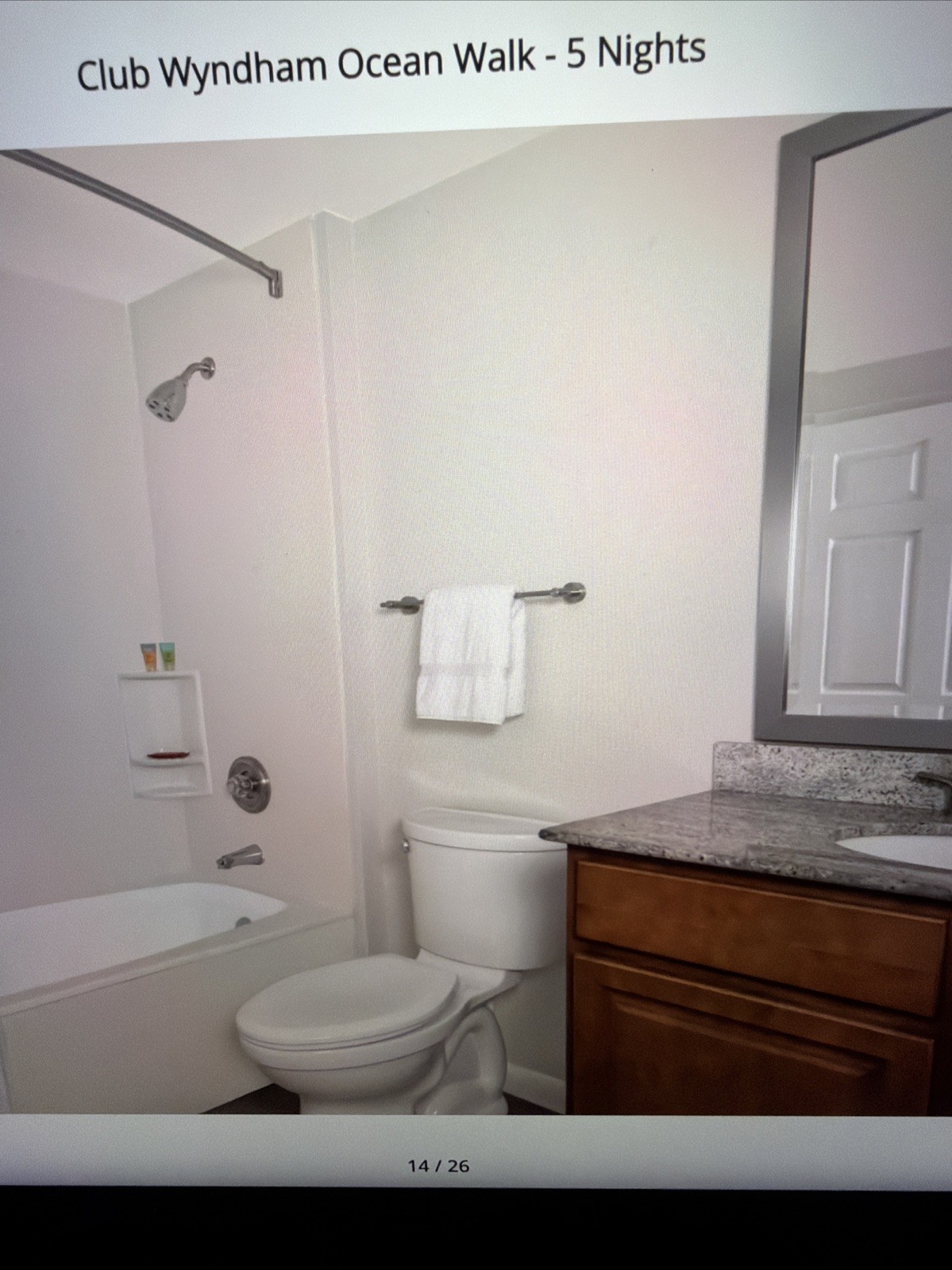 1 BDRM 1 Week, Daytona Beach, FL Club Wyndham Ocean Walk